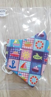 Ferchi mascarillas niños reversibles barcos/topito