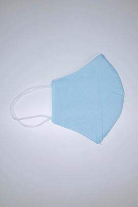 Mascarilla LUPYTA reversible copos nieve/azul cielo