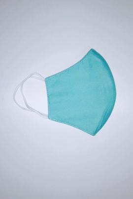 Mascarilla LUPYTA reversible corazones/verde agua