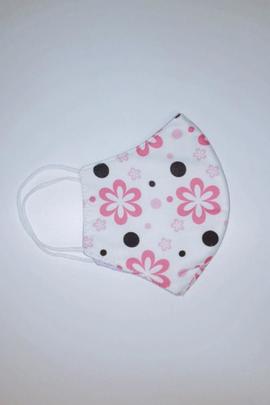 Mascarilla LUPYTA reversible flores rosas/rosa claro