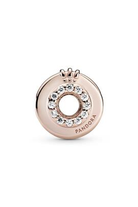 Charm PANDORA rose corona pandora en pave