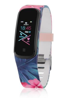 Smart watch MAREA ovalado 2 correas flores az/negr