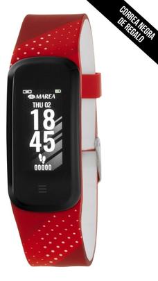 Smart watch MAREA BEAT  2 correas roja/negra