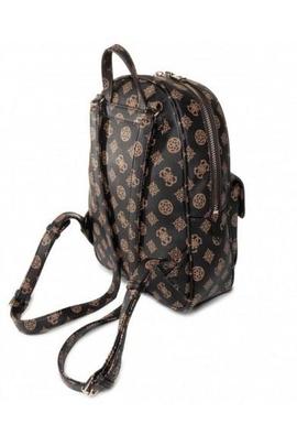 Mochila GUESS Utility Vibe marron logos beig