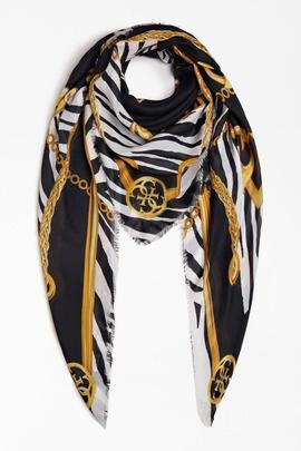 Bufanda GUESS animalier logotipo 4G