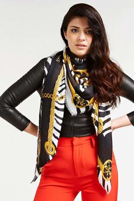 Bufanda GUESS animalier logotipo 4G