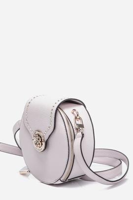 Bandolera GUESS belle isle tachuelas rosa