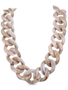 Colla LUXENTER Dunliam eslavones resina color hueso