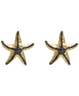 Pendientes LUXENTER Najeri dorados estrella de mar circonita