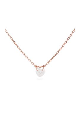 Colgante LUXENTER cobre cuelga corazon cristal
