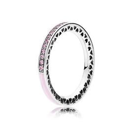 Anillo PANDORA Corazones Radiantes rosas