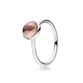 Anillo PANDORA Gota Poética Rubor Rosa