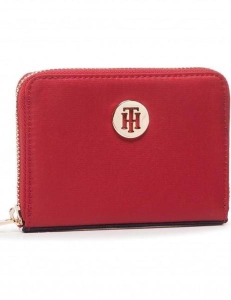 Cartera TOMMY Poppy Med Za Corp rojo