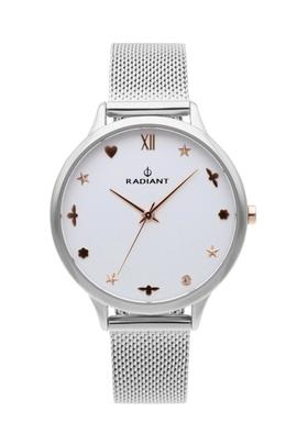 Reloj RADIANT Grace acero milanesa nº simbolos cobres