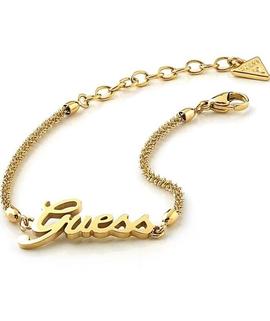 Pulsera GUESS dorada centro letras  GUESS