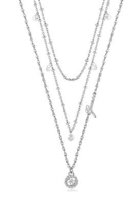 Collar GUESS 'Galactic Girl'  acero triple