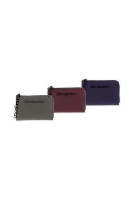 Cartera DON ALGODON nylon burdeos logo negro