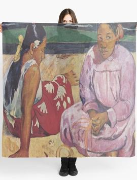 Bufanda PRIVATA  Paul Gauguin 'Mujeres en la playa'