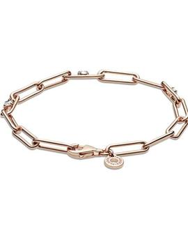 Pulsera PANDORA rose eslabones y gemas