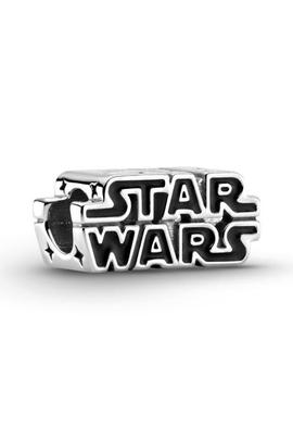 Charm PANDORA  plata logo STAR WARS en 3D