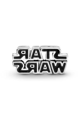 Charm PANDORA  plata logo STAR WARS en 3D