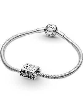 Charm PANDORA  plata logo STAR WARS en 3D