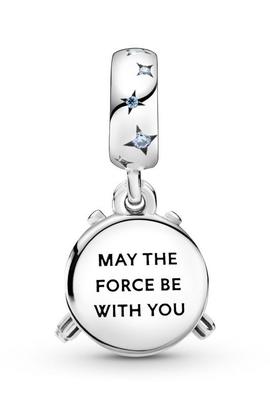 Charm PANDORA plata colgar Espadas Láser d Star Wars