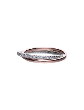 Anillo DIAMONFIRE Bicolor simple rose