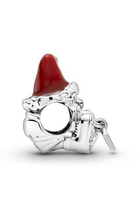 Charm PANDORA plata Santa Claus sentado y Regalo