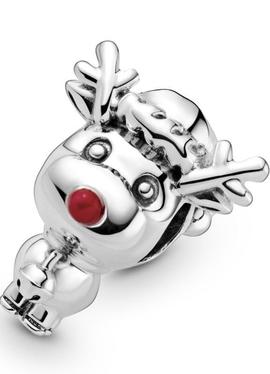 Charm PANDORA  plata Reno de Nariz Roja