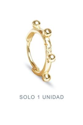 Aro LUXENTER Adires dorado bolitas