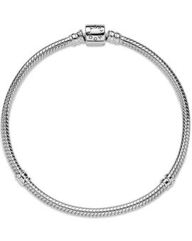 Pulsera PANDORA moments plata cierre barril