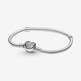 Pulsera PANDORA moments Cierre Corazón Mickey Mouse de Disne