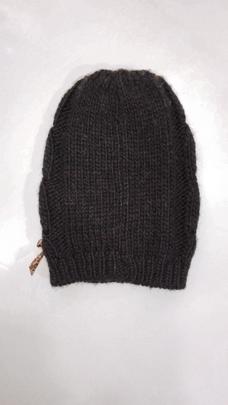 Gorro GUESS lana marron lazo leopardico