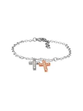 Pulsera MORELLATO acero cruces