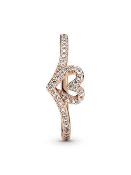 Anillo PANDORA Rose Corazón Espumoso Brillante