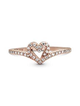 Anillo PANDORA Rose Corazón Espumoso Brillante