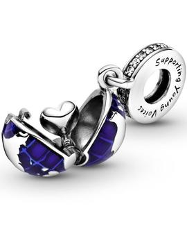 Charm PANDORA colgar plata Nuestro Planeta Azul