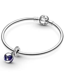 Charm PANDORA colgar plata Nuestro Planeta Azul