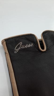 Guantes GUESS Marrón Y Beige