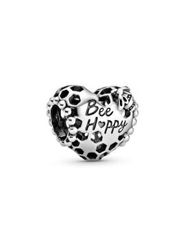 Charm PANDORA  plata de ley Bee Happy Panal