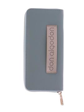 Cartera DON ALGODON alargada nylon menta