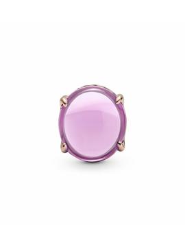 Charm PANDORA Rose Cabujón Ovalado Rosa