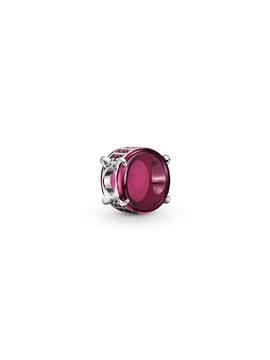 Charm PANDORA plata Cabujón Ovalado Rosa Fucsia