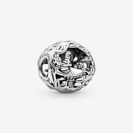 Charm PANDORA plata Gato y Oruga de Alicia en el País