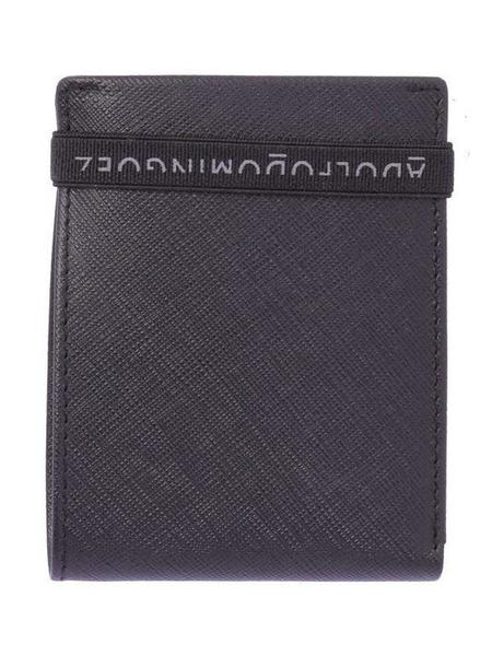 Cartera ADOLFO DOMINGUEZ horizontal negra rugoso