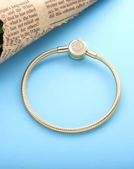 Pulsera PANDORA Moments Shine Cierre Corona Brillante