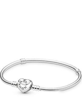 Pulsera PANDORA moments cierre corazon