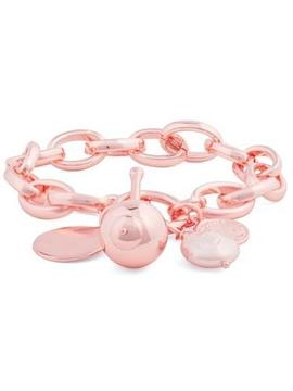Pulsera LUXENTER Zavi rosada anilla ancha