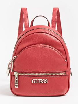 Parche monte Vesubio destacar Mochila GUESS Manhattan Small Roja